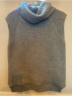 Autumn Cashmere Sleeveless Funnel Neck Knit Sweater